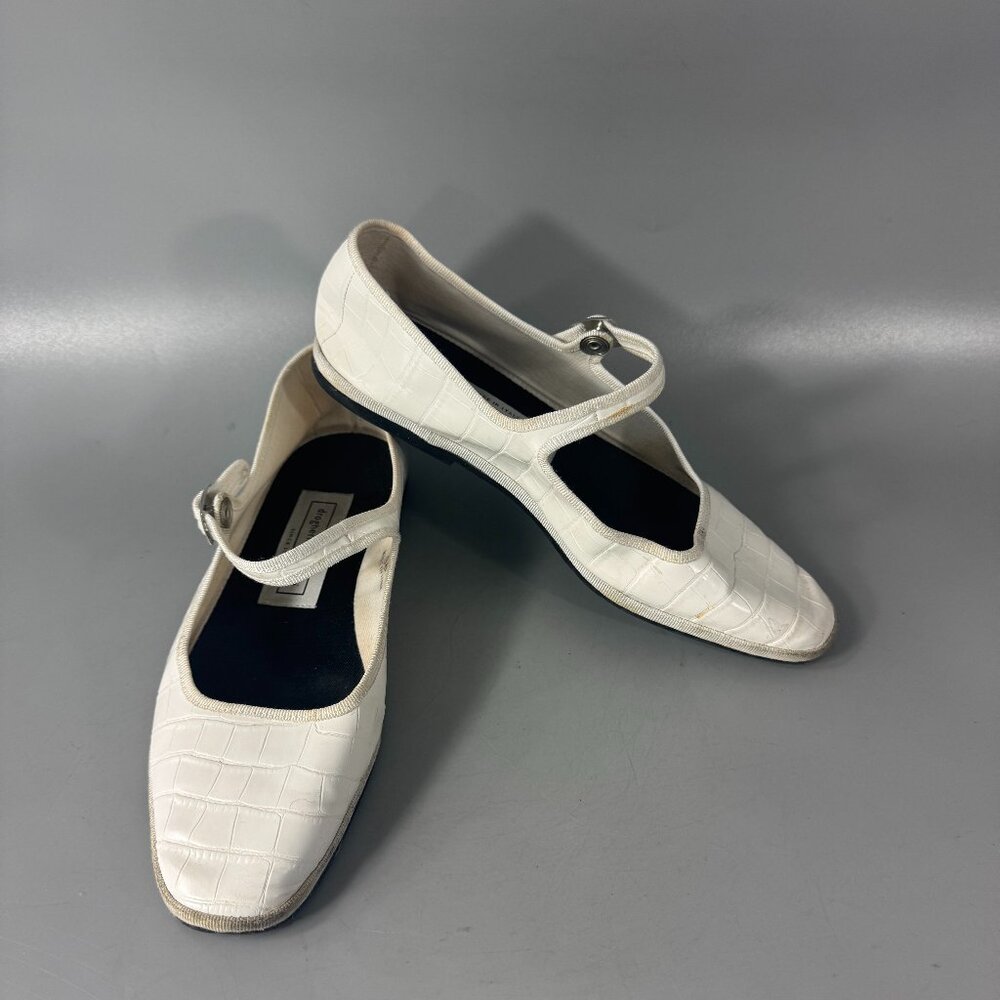 Drogheria Crivellini Home  Limited Square Toe White Niger, Size 38